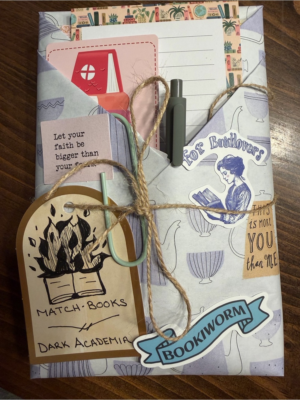 Match*Books Blind Date with a Book - Dark Academia theme
